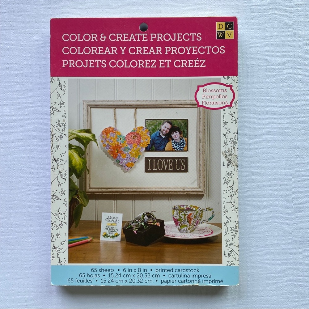 DCWV Color and Create - Blossom Coloring Book